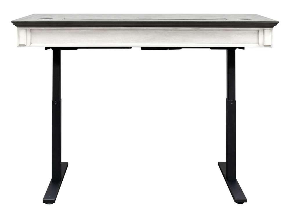 Martin Furniture - Hartford Wood Writing Desk, White - IMHF384TW-Kit veiw 2