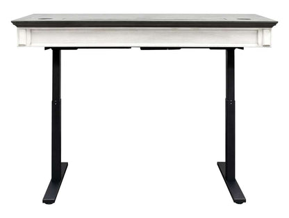 Martin Furniture - Hartford Wood Writing Desk, White - IMHF384TW-Kit veiw 2