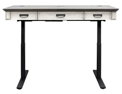 Martin Furniture - Hartford Wood Writing Desk, White - IMHF384TW-Kit veiw 3