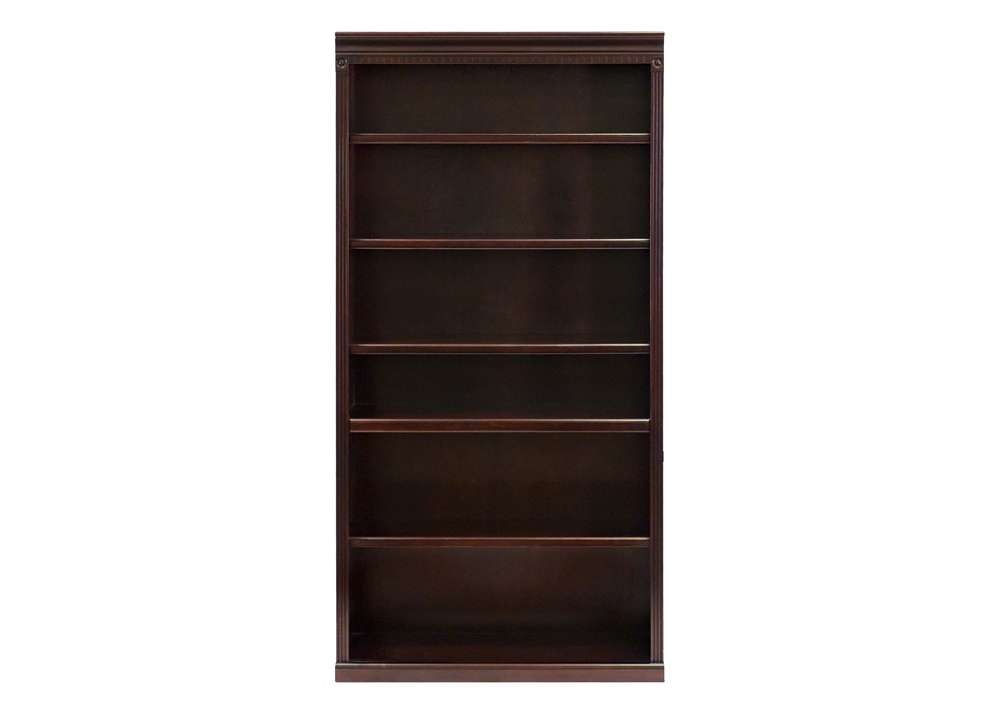 Martin Furniture - Huntington Club 72in Wood Bookcase, Cherry - IMHCR3672D veiw 4