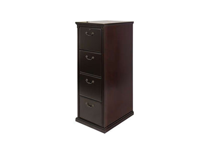 Martin Furniture  -  Huntington Club Four Drawer File Cabinet, Cherry  - IMHCR204D veiw 1