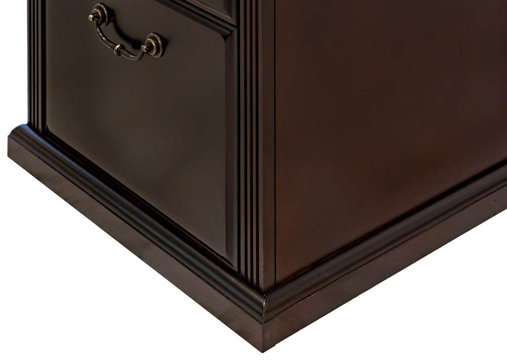 Martin Furniture  -  Huntington Club Four Drawer File Cabinet, Cherry  - IMHCR204D veiw 3