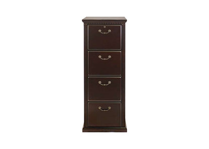 Martin Furniture  -  Huntington Club Four Drawer File Cabinet, Cherry  - IMHCR204D veiw 7