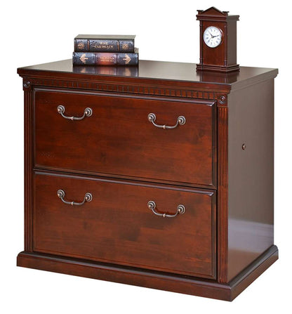 Martin Furniture - Huntington Club Two Drawer Lateral File Cabinet, Cherry - IMHCR450D veiw 7