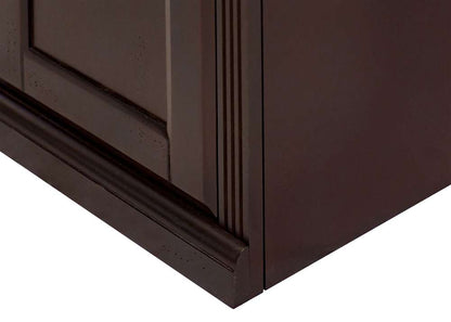 Martin Furniture - Huntington Club Wood Bookcase With Doors, Cherry - IMHCR3072DD veiw 3