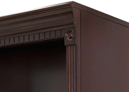 Martin Furniture - Huntington Club Wood Bookcase With Doors, Cherry - IMHCR3072DD veiw 5