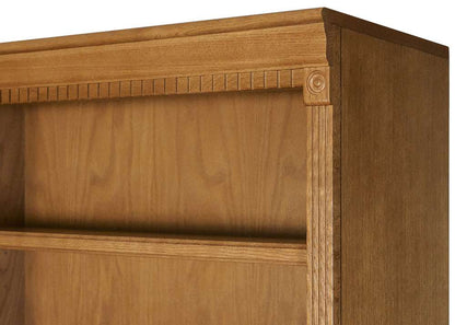 Martin Furniture  -  Huntington Oxford 72in Wood Bookcase, Wheat  - IMHO3672W veiw 2