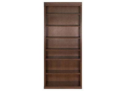 Martin Furniture - Huntington Oxford 84in Wood Bookcase, Brown - IMHO3684B veiw 3