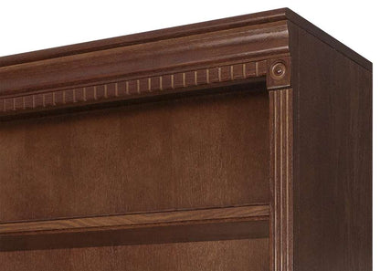 Martin Furniture - Huntington Oxford 84in Wood Bookcase, Brown - IMHO3684B veiw 4