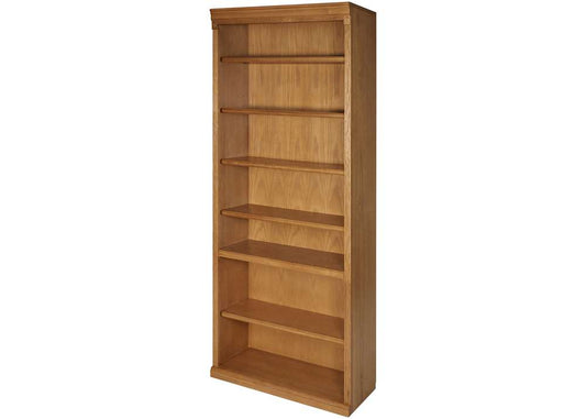 Martin Furniture - Huntington Oxford 84in Wood Bookcase, Wheat - IMHO3684W veiw 1
