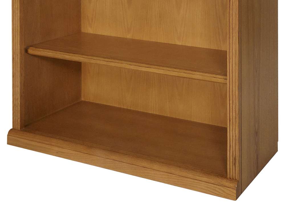 Martin Furniture - Huntington Oxford 84in Wood Bookcase, Wheat - IMHO3684W veiw 5