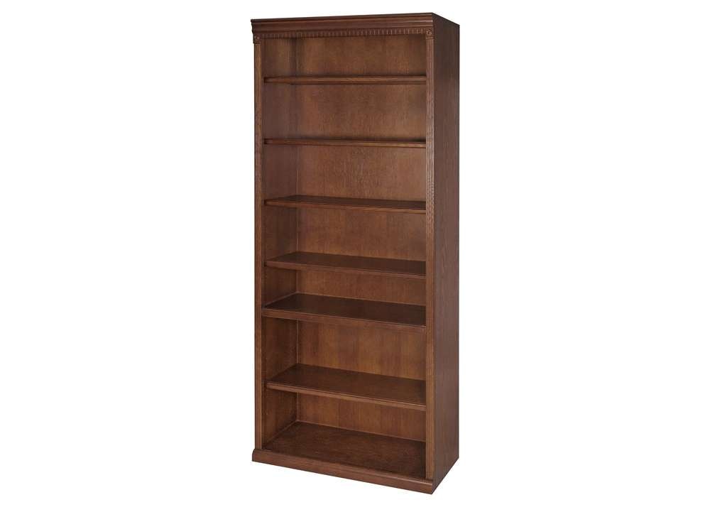 Martin Furniture - Huntington Oxford 84in Wood Bookcase, Brown - IMHO3684B view 1