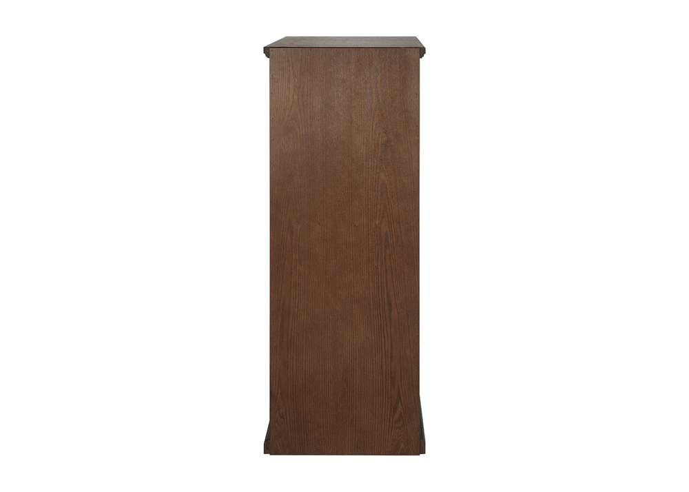 Martin Furniture  -  Huntington Oxford Four Drawer File Cabinet, Brown  - IMHO204B veiw 5