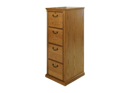Martin Furniture - Huntington Oxford Four Drawer File Cabinet, Wheat - IMHO204W veiw 1