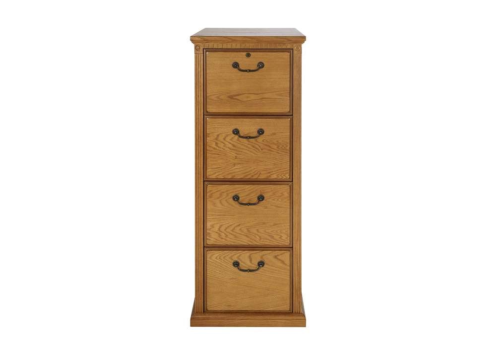 Martin Furniture - Huntington Oxford Four Drawer File Cabinet, Wheat - IMHO204W veiw 5