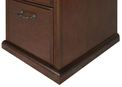 Martin Furniture  -  Huntington Oxford Two Drawer File Cabinet, Brown  - IMHO201B veiw 3