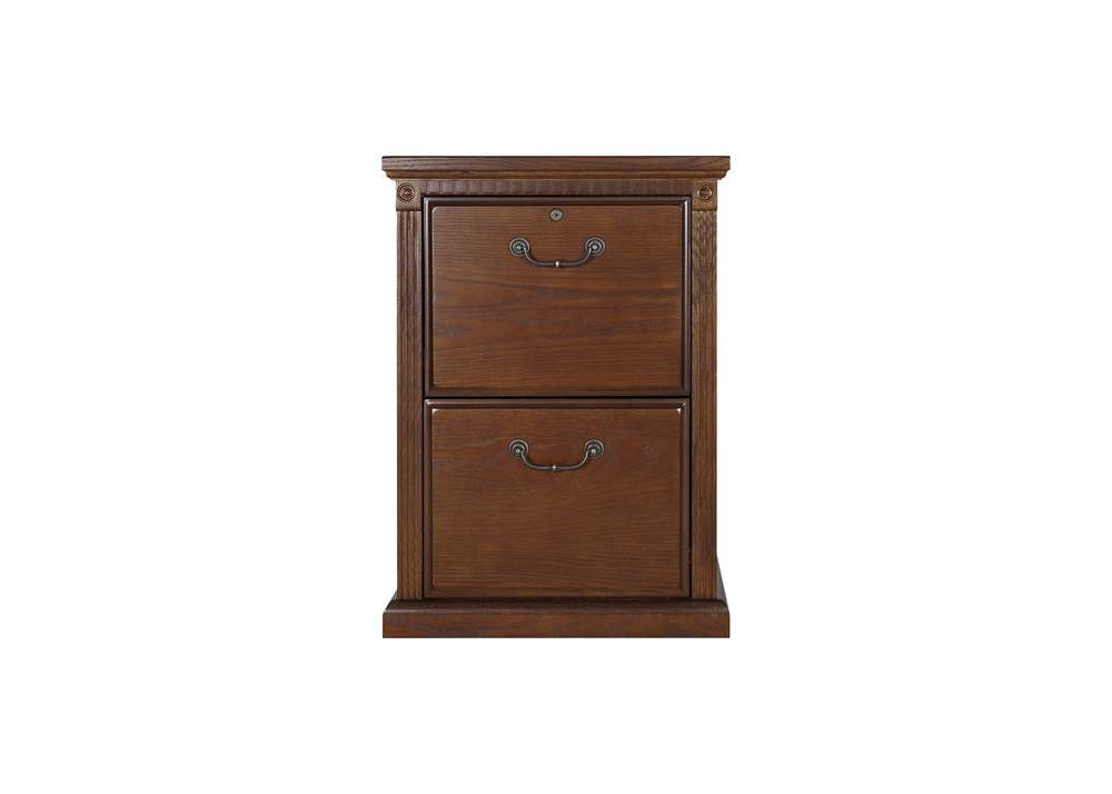 Martin Furniture  -  Huntington Oxford Two Drawer File Cabinet, Brown  - IMHO201B veiw 5