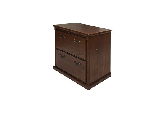 Martin Furniture  -  Huntington Oxford Two Drawer Lateral File Cabinet, Brown  - IMHO450B veiw 1