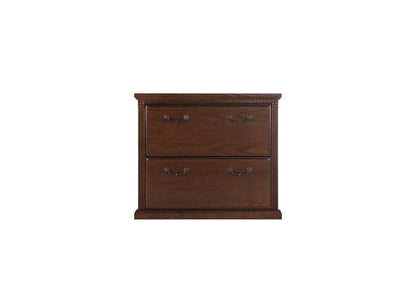 Martin Furniture  -  Huntington Oxford Two Drawer Lateral File Cabinet, Brown  - IMHO450B veiw 4