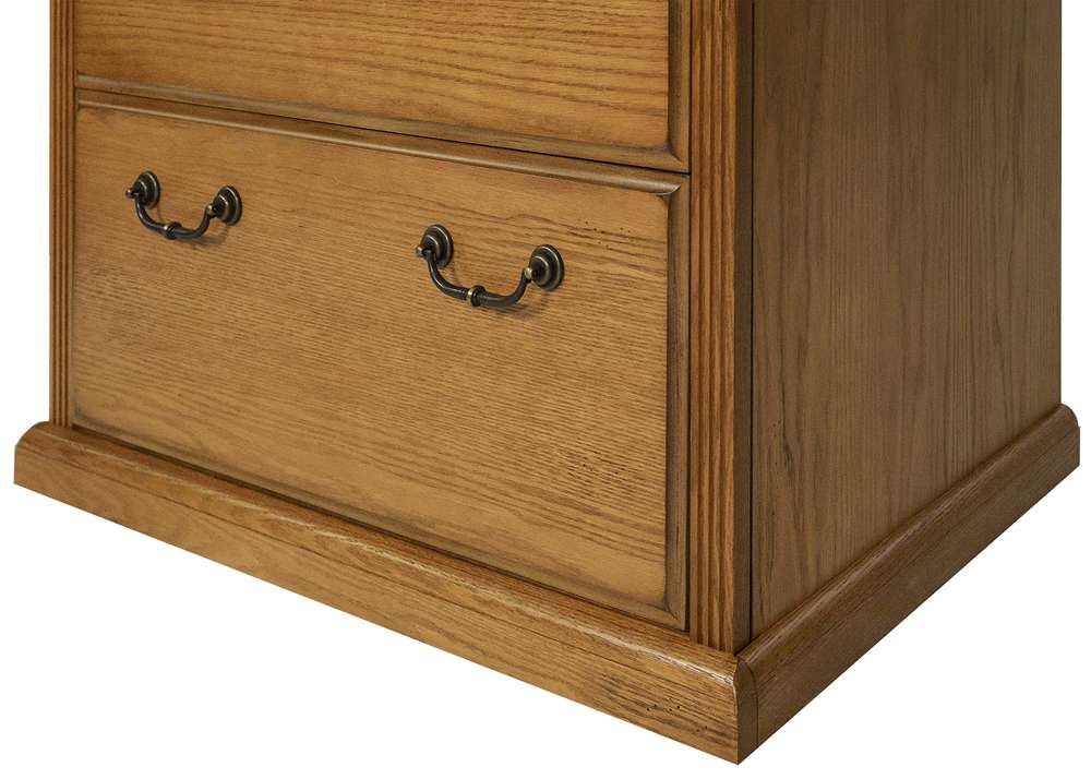 Martin Furniture - Huntington Oxford Two Drawer Lateral File Cabinet, Wheat - IMHO450W view 2