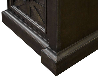 Martin Furniture - Kingston - Traditional Wood Double Pedestal Executive Desk, Writing Table, Office Desk, Fully Assembled, Dark Brown - IMKN680 veiw 7