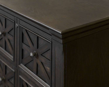 Martin Furniture - Kingston - Traditional Wood Lateral File, Storage File Drawer, Office File Drawer, Fully Assembled Dark Brown - IMKN450 veiw 4