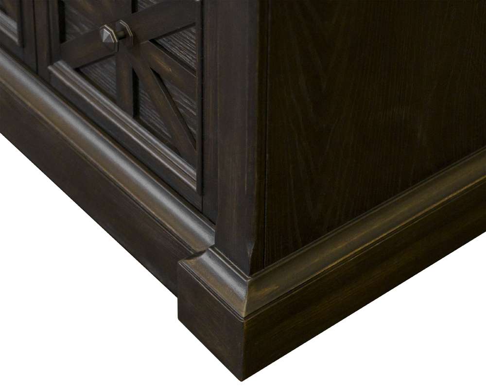 Martin Furniture - Kingston - Traditional Wood Lateral File, Storage File Drawer, Office File Drawer, Fully Assembled Dark Brown - IMKN450 veiw 5
