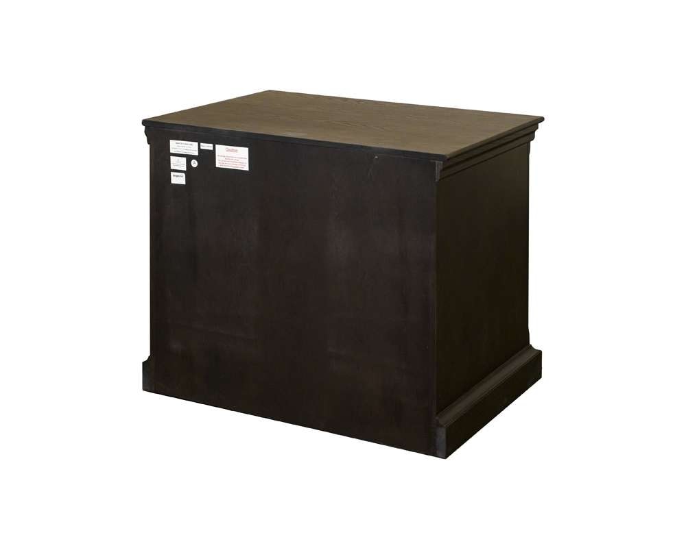 Martin Furniture - Kingston - Traditional Wood Lateral File, Storage File Drawer, Office File Drawer, Fully Assembled Dark Brown - IMKN450 veiw 10