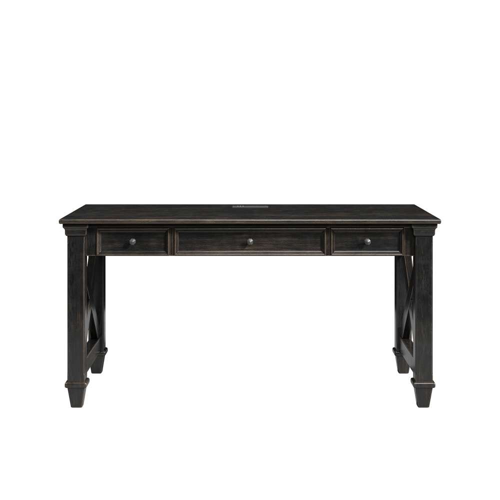 Martin Furniture - Kingston - Traditional Wood Writing Desk, Dark Brown - IMKN384 view 2