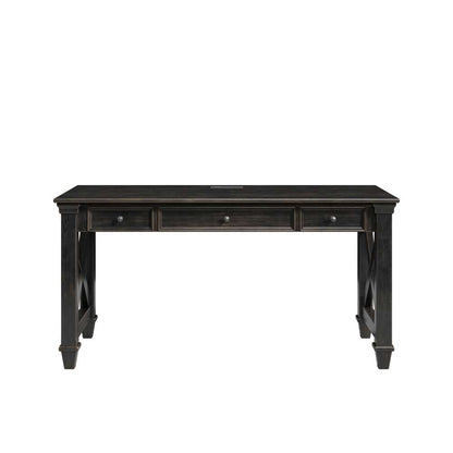 Martin Furniture - Kingston - Traditional Wood Writing Desk, Dark Brown - IMKN384 view 2