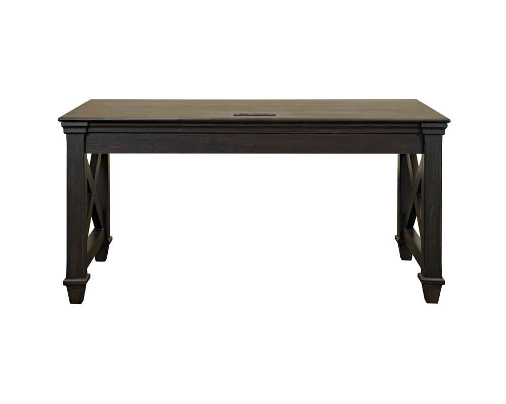 Martin Furniture - Kingston - Traditional Wood Writing Desk, Dark Brown - IMKN384 veiw 3