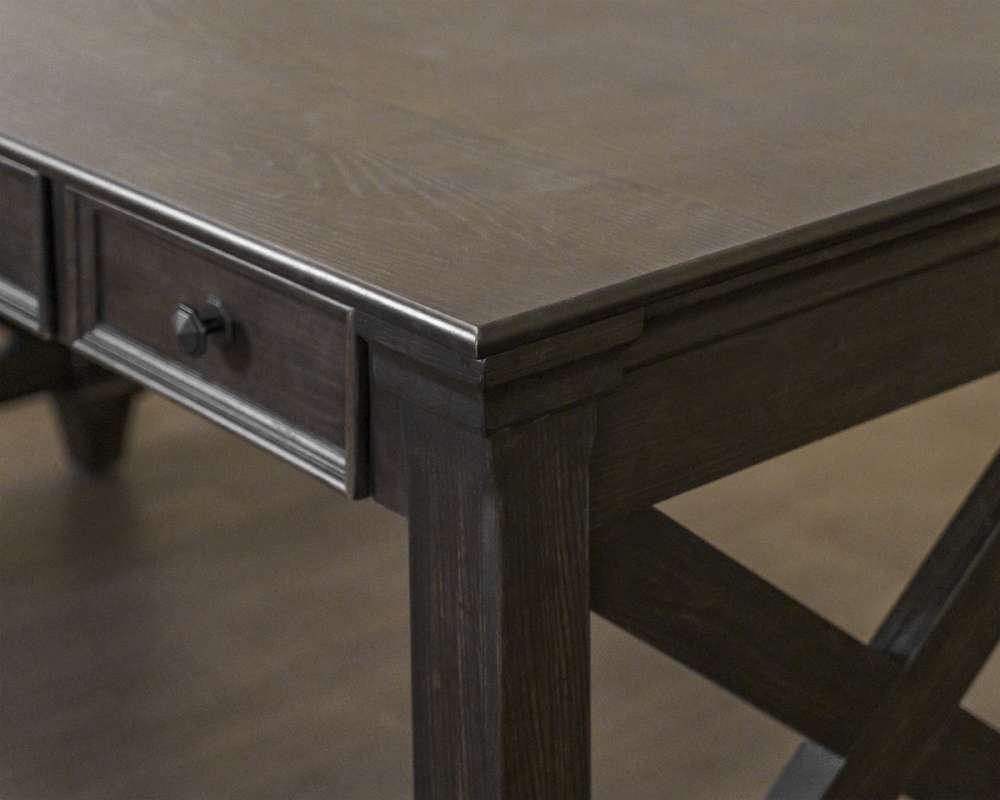 Martin Furniture - Kingston - Traditional Wood Writing Desk, Dark Brown - IMKN384 veiw 5