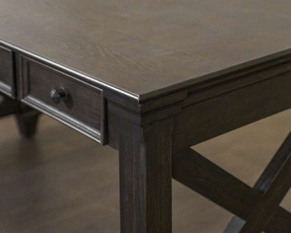 Martin Furniture - Kingston - Traditional Wood Writing Desk, Dark Brown - IMKN384 veiw 5