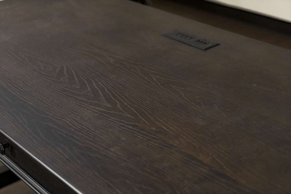 Martin Furniture - Kingston - Traditional Wood Writing Desk, Dark Brown - IMKN384 veiw 6