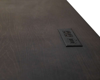 Martin Furniture - Kingston - Traditional Wood Writing Desk, Dark Brown - IMKN384 veiw 7