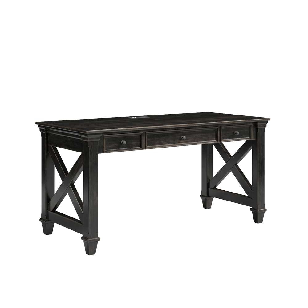 Martin Furniture - Kingston - Traditional Wood Writing Desk, Dark Brown - IMKN384 veiw 11