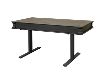 Martin Furniture - Kingston - Traditional Wood Electronic Sit/Stand Desk, Standing Desk, Adjustable Desk, Dark Brown - IMKN384T-KIT veiw 6