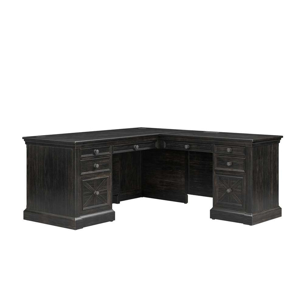 Martin Furniture - Kingston - Traditional Wood L-Desk & Return, Writin ...
