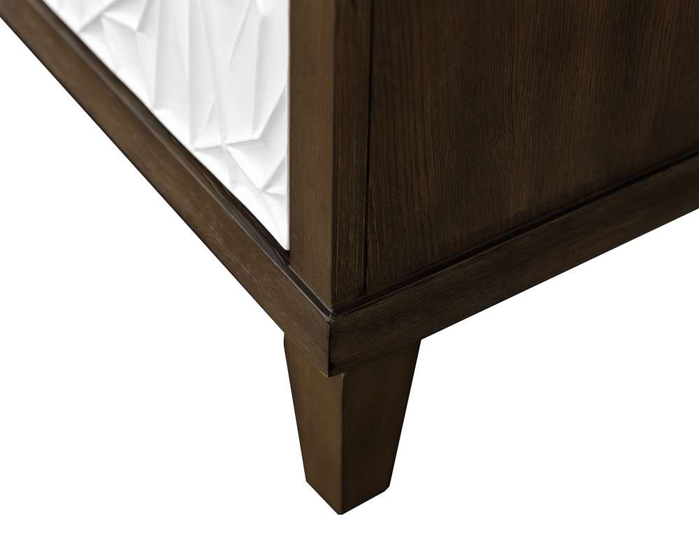 Martin Furniture - Komodo - Modern Wood 70in Console with with doors, TV Stand, Fully Assembled, Brown - IMKO370 veiw 7