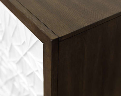 Martin Furniture - Komodo - Modern Wood 70in Console with with doors, TV Stand, Fully Assembled, Brown - IMKO370 veiw 8