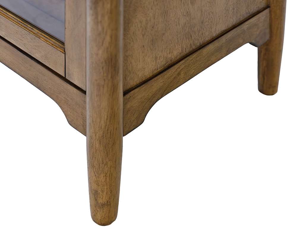 Martin Furniture - Lachlan - Modern Wood Display Cabinet, Dining Storage, Bookcase, Fully Assembled, Brown - IMLN4072 veiw 4