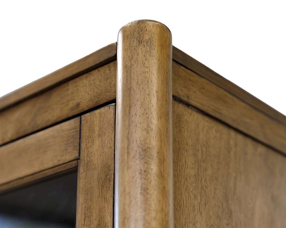 Martin Furniture - Lachlan - Modern Wood Display Cabinet, Dining Storage, Bookcase, Fully Assembled, Brown - IMLN4072 veiw 5