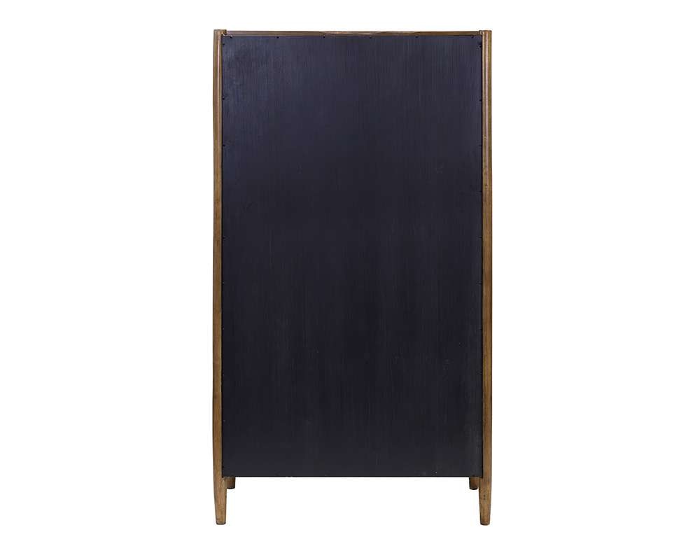 Martin Furniture - Lachlan - Modern Wood Display Cabinet, Dining Storage, Bookcase, Fully Assembled, Brown - IMLN4072 veiw 9