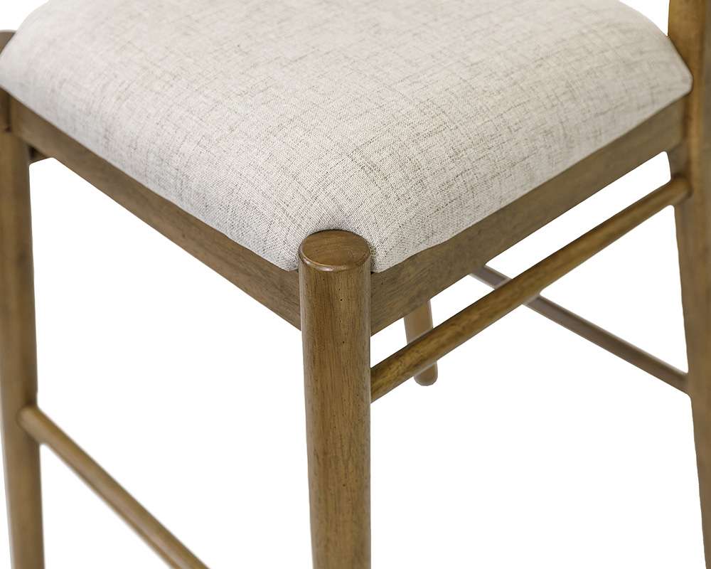 Martin Furniture - Lachlan - Modern Wood Square Counter Height Kitchen Table with Four Chairs, Brown - IMLN4242KIT5 veiw 6