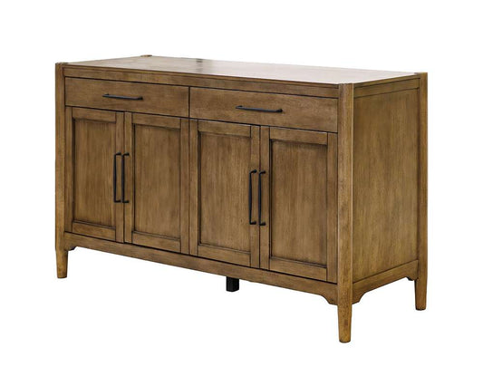 Martin Furniture - Lachlan - Modern Wood Sideboard, Dining Storage, Entertainment Center, TV Stand, Fully Assembled, Brown - IMLN360 veiw 1