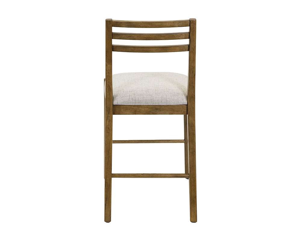 Martin Furniture - Lachlan - Two Wood Modern Counter Height Kitchen Chairs, Dining Seats, Brown - IMLN80KIT2 veiw 8
