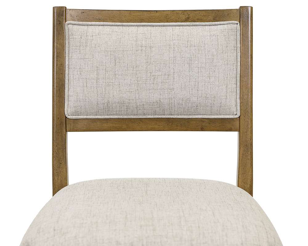 Martin Furniture - Lachlan - Two Wood Modern Upholstered Back Chairs, Dining Seats, Brown - IMLN71KIT2 veiw 2