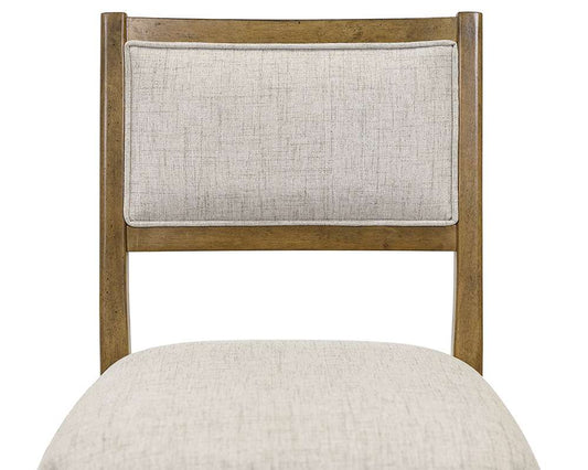 Martin Furniture - Lachlan - Two Wood Modern Upholstered Back Chairs, Dining Seats, Brown - IMLN71KIT2 veiw 2