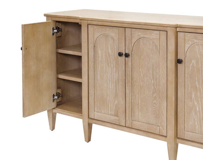 Martin Furniture - Laurel - Modern Wood Console, Wood Accent Cabinet, Entryway Console, Fully Assembled, Light Brown - IMLR669 veiw 7