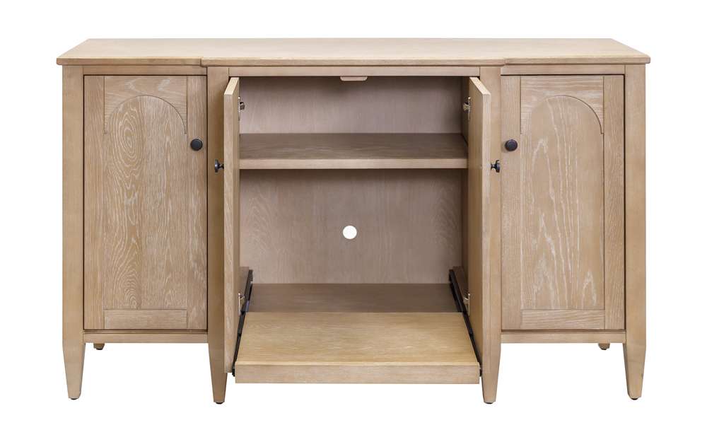 Martin Furniture - Laurel - Modern Wood Console, Wood Accent Cabinet, Entryway Console, Fully Assembled, Light Brown - IMLR669 veiw 8